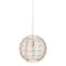 Hello Honey® Robert Stevenson Lighting Alaina 14" Natural Paper Rope & Metal Ceiling Light